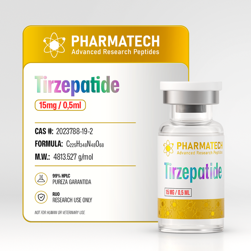 Tirzepatide 60mg, 4 x 15mg 0,5mL, Solução Líquida - PharmaTech