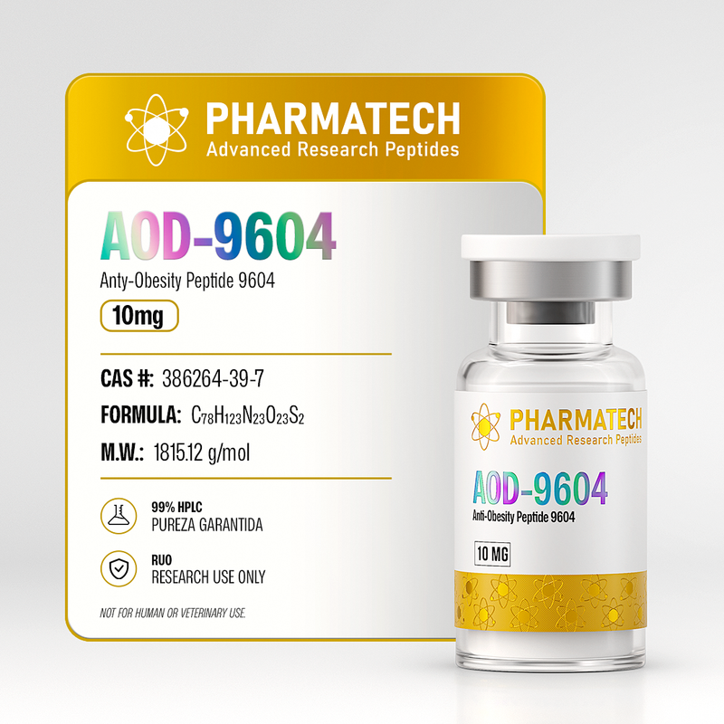AOD-9604 10mg (Liofilizada) + Água Bacteriostática - PharmaTech
