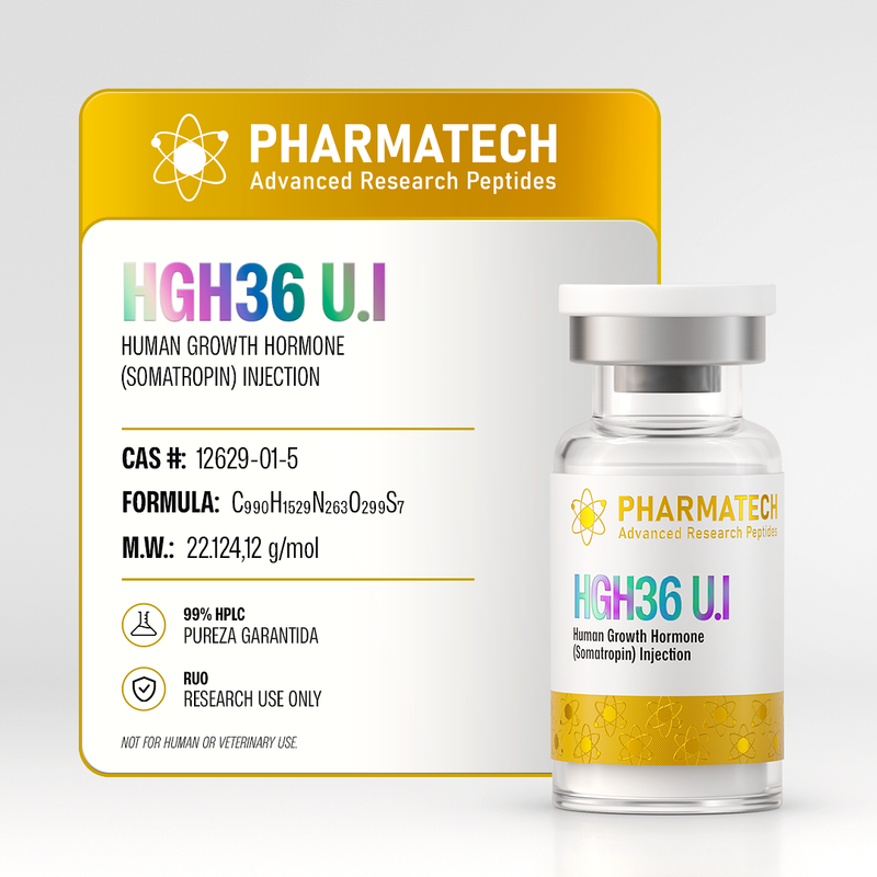HGH 36UI (Somatropin) + Água Bacteriostática - PharmaTech