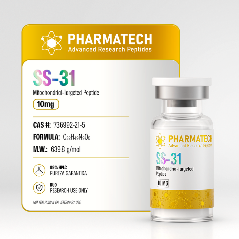 SS-31 10mg (Liofilizada) + Água Bacteriostática - PharmaTech