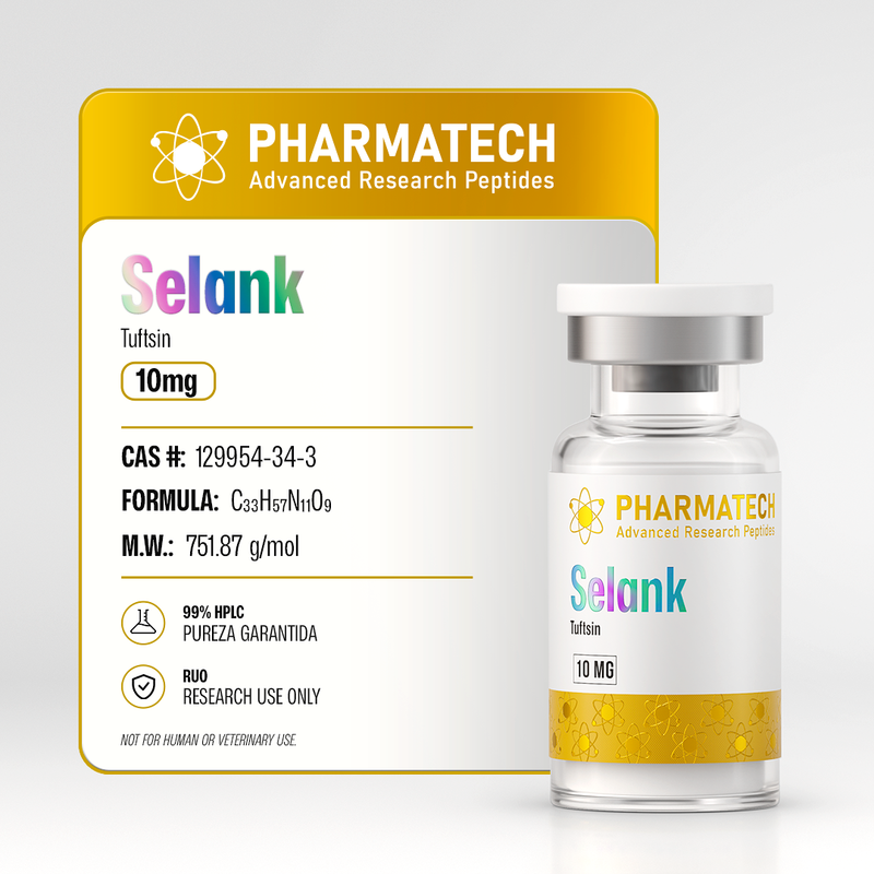 Selank 10mg + Água Bacteriostática - PharmaTech
