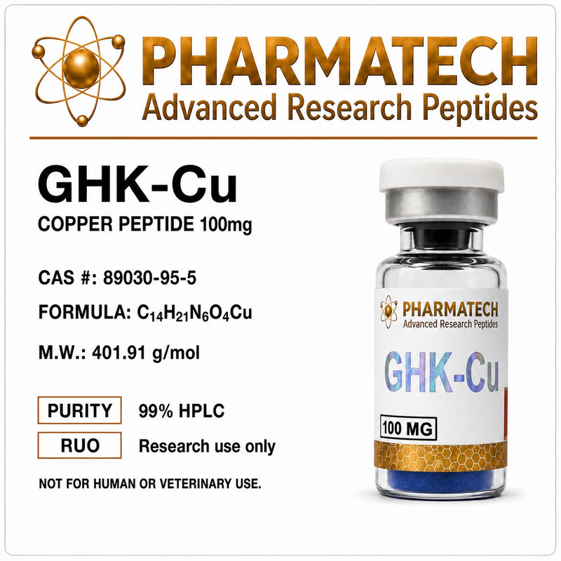 GHK-Cu 100mg (Liofilizada) + Água Bacteriostática - PharmaTech