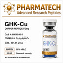 GHK-Cu 50mg (Liofilizada) + Água Bacteriostática - PharmaTech