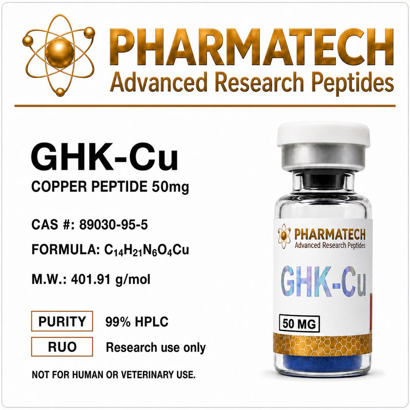 GHK-Cu 50mg (Liofilizada) + Água Bacteriostática - PharmaTech