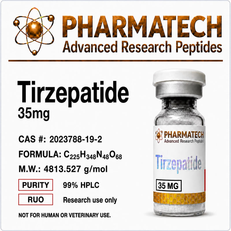 Tirzepatide 35mg (Liofilizada) + Água Bacteriostática - PharmaTech