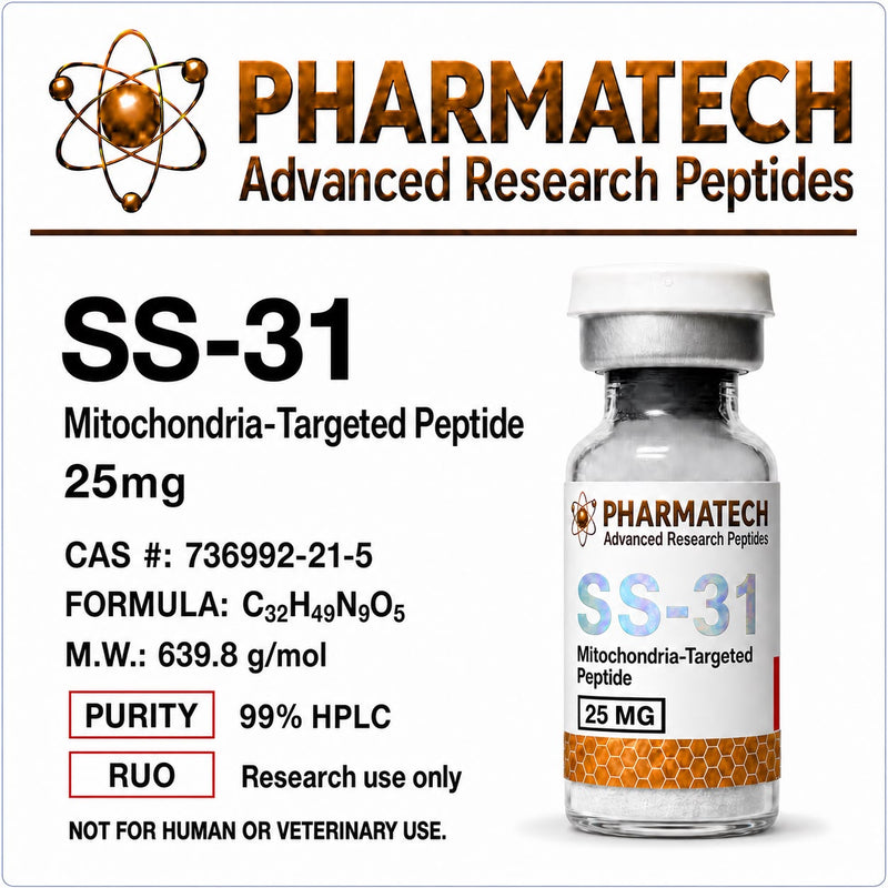 SS-31 25mg (Liofilizada) + Água Bacteriostática - PharmaTech